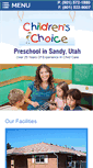 Mobile Screenshot of childrenschoiceutah.com